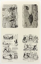 Oh, Law! from George Cruikshank’s Steel Etchings to The Comic Almanacks: 1835-1853 (top left),