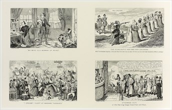 My Wife is a Woman of Mind from George Cruikshank’s Steel Etchings to The Comic Almanacks:
