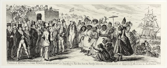Probable Effects of Over Female Emigration, or Importing the Fair Sex from the Savage Islands in