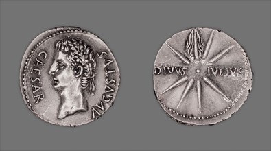 Denarius (Coin) Portraying Emperor Augustus, 19/18 BC, issued by Augustus, Roman, minted in Spain,