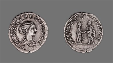 Denarius (Coin) Portraying Plautilla, AD 202/05, issued by Septimius Severus, Roman, minted in