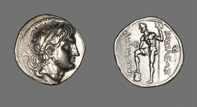 Tetradrachm (Coin) Portraying Demetrios I of Macedonia, 289/288 BC, Greek, minted in Amphipolis,