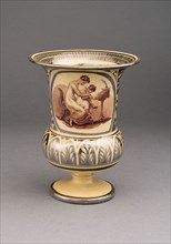 Vase, c. 1820, England, Leeds, With Transfer Decoration after Adam Buck, Irish, 1759-1833, Leeds,