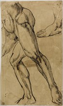 Legs and Feet of Male Nude, 1812/50, Possibly after Michelangelo Buonarroti, Italian, 1475-1564,