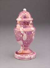 Salt or Pepper, 1810/20, England, Sunderland, Sunderland, Lead-glazed earthenware with lustre