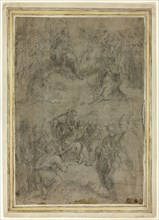 Trinity with the Virgin, and Ten Saints, c. 1565, Tommaso Manzuoli, called Maso da San Friano,