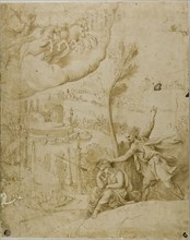 Study for the Omen of the Future Greatness of Augustus: Left Portion, n.d., after Giulio Pippi,