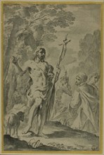 Saint John the Baptist, c. 1748, Ercole Graziani, the younger, Italian, 1688-1765, Italy, Pen and