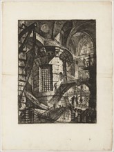 The Round Tower, plate 3 from Imaginary Prisons, 1761, Giovanni Battista Piranesi, Italian,