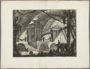 The Sawhorse, plate 12 from Imaginary Prisons, 1761, Giovanni Battista Piranesi, Italian,