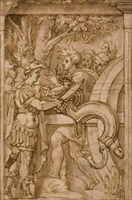 Alexander Cutting the Gordian Knot, n.d., After Maturino da Firenze (Italian, 1490-1527/1528),