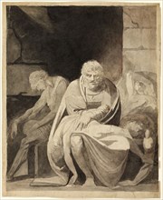 Ugolino and His Sons Starving to Death in the Tower, 1806, Henry Fuseli, Swiss, active in England,