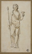 Bacchus, n.d., Attributed to Giovanni Battista Cipriani, Italian, 1727-1785, Italy, Pen and black