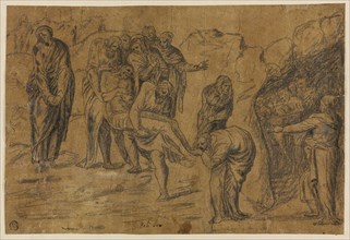 Entombment of Christ, 1527/28, After Polidoro Caldara, called Polidoro da Caravaggio, Italian, c.