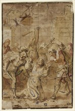 Martyrdom of a Saint, 1626/32, Workshop of Vicencio Carducho, Italian, 1570-1638, Italy, Watercolor