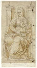 Virgin Nursing the Christ Child, n.d., Unknown Artist, Italian, early 16th century, Central Italy,