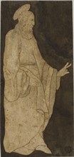 Christ Blessing, n.d., Possibly Orazio de’ Ferraro, Italian, 1605-1657, Italy, Pen and brown ink,