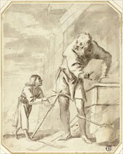 Saint Joseph with the Child Jesus in his Carpentry Shop, n.d., Attributed to Pietro della Vecchia