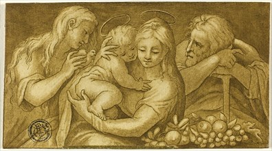 Holy Family with Mary Magdalene, late 18th century, After Francesco Mazzola, called Parmigianino,