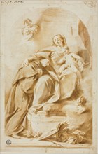 Madonna and Child with Saint Anthony of Padua, n.d., Giovanni Battista Pittoni, the younger,