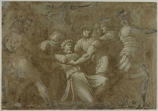 Roman Soldiers Arresting Saint Peter (?), n.d., After Polidoro Caldara, called Polidoro da
