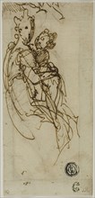 Seated Virgin and Child (recto), Seated Virgin and Child (verso), 1570/90, Bernardino India,