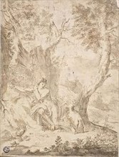 Saint John the Baptist in the Wilderness, n.d., Possibly circle of or after Donato Creti (Italian,
