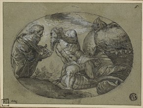 Jonah Cast Up by the Whale, 17th century, After Jacopo Robusti, called Tintoretto, Italian,