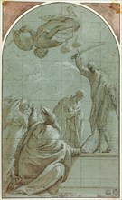Martyrdom of a Saint Interrupted by Justice, n.d., Pupil of Charles Joseph Natoire (French,