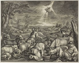 The Angel Promising the Land of Sichem to Abraham, n.d., Cornelis Visscher, the Elder