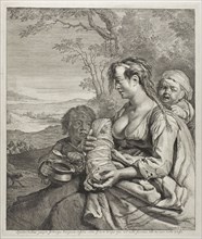 The Bohemian Woman, 1651/58, Cornelis Visscher, the Elder (Netherlandish, c. 1520-1586), published