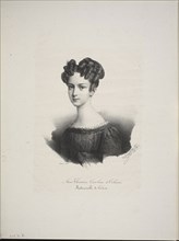 Marie Christine Caroline d’Orléans, Mademoiselle de Valois, 1825, Pierre Louis Henri Grévedon,