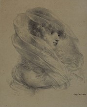 Mme. Ledieu, c. 1820, Jean Baptiste Isabey (French, 1767-1855), printed by Charles Étienne Pierre