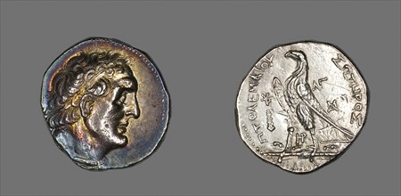 Tetradrachm (Coin) Portraying King Ptolemy I, 253/252 BC, reign of Ptolemy II (285–247 BC),