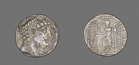 Tetradrachm (Coin) Portraying Philip Philadelphus, 92/83 BC, Greek, Macedonia, Silver, Diam. 2.5