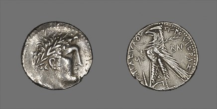 Shekel (Coin) Depicting the God Melkarth, 31/30 BC, Greek, minted in Tyre, Syria, Tyre, Silver,