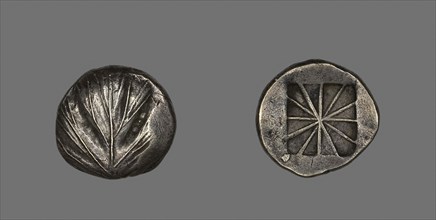 Didrachm (Coin) Depicting a Parsley Leaf, 520/490 BC, Greek, minted in Selinunte, Sicily,