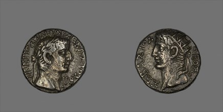 Tetradrachm (Coin) Portraying Emperor Tiberius, AD 32, Roman, minted in Alexandria, Alexandria,