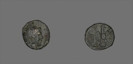 Coin Depicting the Hero Perseus, 178/168 BC, Greek, Greece, Bronze, Diam. 1.8 cm, 5.18 g