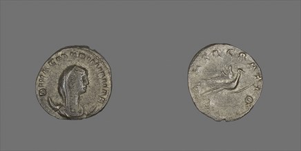 Antoninianus (Coin) Portraying Mariniana, AD 254, Roman, Rome, Billon, Diam. 2.1 cm, 3.73 g