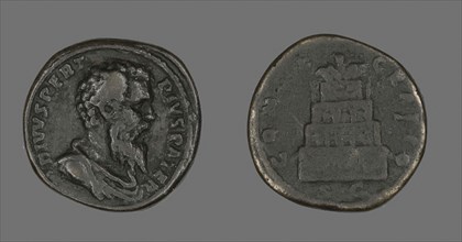 Coin Portraying Emperor Pertinax, AD 193, Roman, Roman Empire, Bronze, Diam. 3.2 cm, 24.60 g