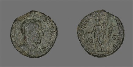 Coin Portraying Emperor Aurelian, AD 270/275, Roman, Roman Empire, Bronze, Diam. 2.9 cm, 16.65 g