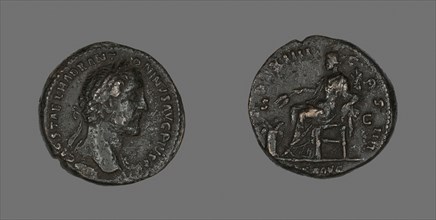 Coin Portraying Emperor Antoninus Pius, AD 151, Roman, Roman Empire, Bronze, Diam. 2.8 cm, 10.80 g