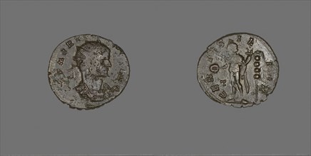 Coin Portraying Emperor Aurelian, AD 270/275, Roman, Roman Empire, Bronze, Diam. 2.2 cm, 3.51 g
