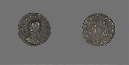 Coin Portraying Empress Severina, AD 270/275, Roman, Roman Empire, Bronze, Diam. 2.1 cm, 3.43 g