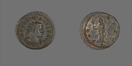 Coin Portraying Emperor Marcus Aurelius Valerius Maximianus (Maximian or Maximianus I), AD 286/305,