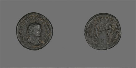 Coin Portraying Emperor Constantius I, AD 293/305, Roman, Roman Empire, Bronze, Diam. 2.2 cm, 3.92