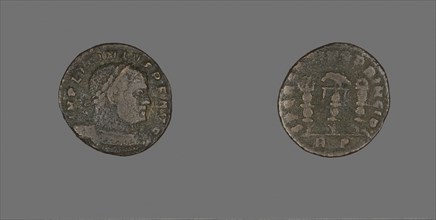 Coin Portraying Emperor Licinius, AD 307/324, Roman, Roman Empire, Bronze, Diam. 2.2 cm, 3.23 g