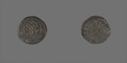 Coin Showing Portraying Empress Fausta, AD 307/326, Roman, Roman Empire, Bronze, DIam. 1.9 cm, 2.10