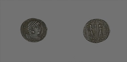 Coin Portraying Emperor Constantine II, AD 317/337, Roman, Roman Empire, Bronze, Diam. 1.7 cm, 1.76